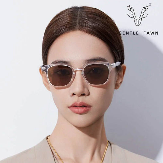 Black Sunglasses Women | New Fashion Polarized Sunglasses | Men's TR Frame Plate Foot UV Protection Glasses