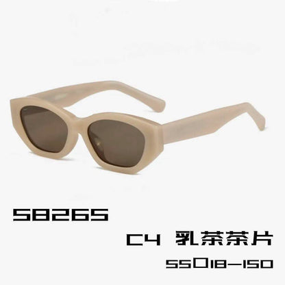 Women's Native Sunglasses Small Frame Polarized | Trendy Small TR Frame | UV Protection Plate Legs for Travel