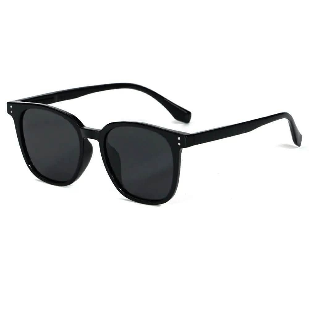 Black Round Sunglasses | Fashion Trend for Petite Faces | TR Polarized Square Glasses | UV Protection Sunshade