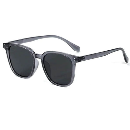 Black Round Sunglasses | Fashion Trend for Petite Faces | TR Polarized Square Glasses | UV Protection Sunshade