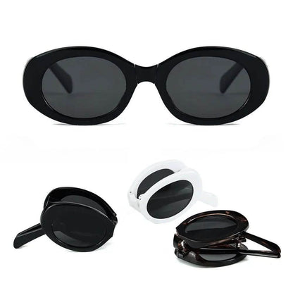 Sunglasses for Oval Face | High-End Plain Sunscreen Sunglasses | TR Ultra-Light Polarized Anti-Ultraviolet Glasses