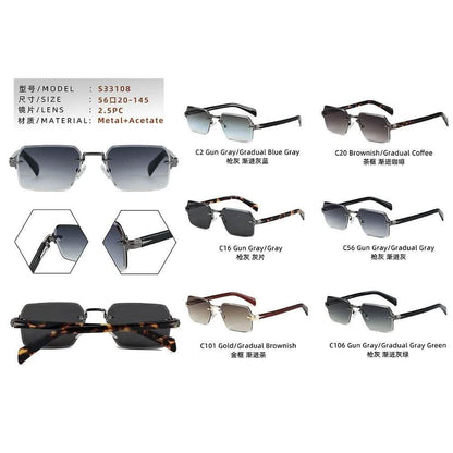 Small No Frame Sunglasses | High-Quality Rimless Sunshade & Sunscreen Glasses