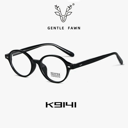 Oval Frame Glasses | Stylish Small Flat Glasses | Anti-Blue Light Makeup Eyewear | Versatile Myopia Frames