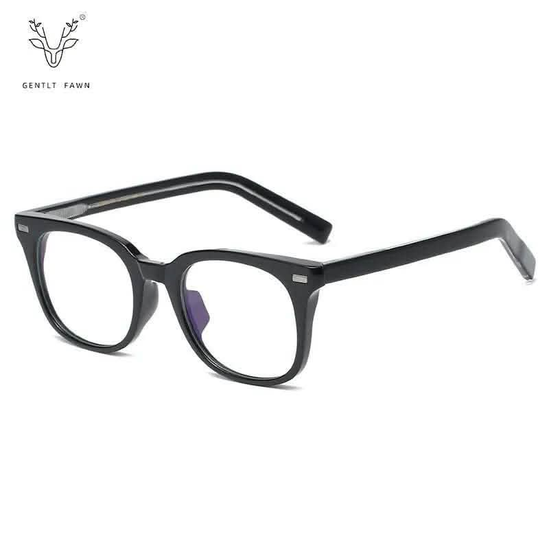 Oversized Round Eyeglasses | Retro Korean Myopia TR90 Glasses Frame | Tide Rivet Anti-Blue Light Frame