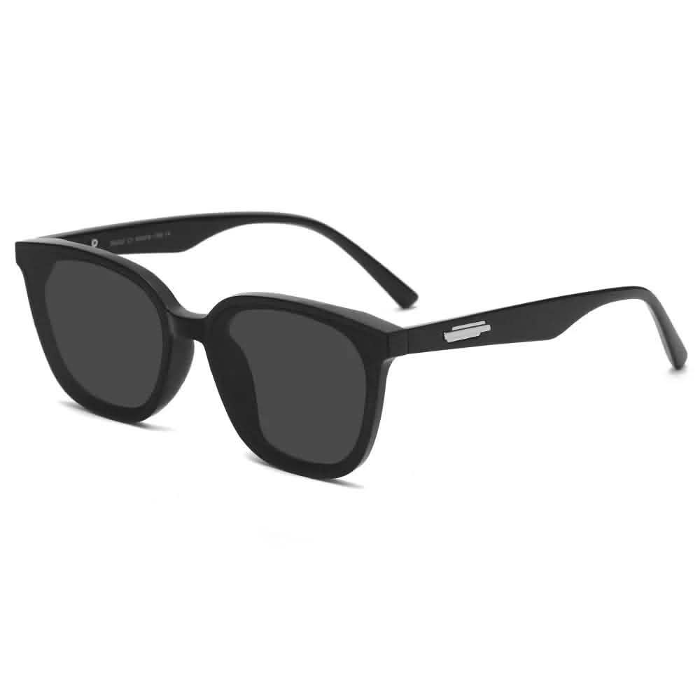 Round Polarized Sunglasses | TR90 Retro Large Square Frames | Trendy Fashion Sunglasses for Men & Women